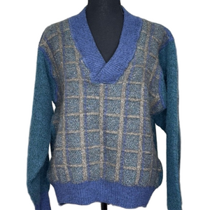 Vintage Mohair Wool Alpaca Blend Sweater France